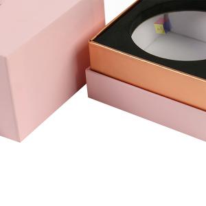 Handmade Scented Candle Gift Box Rigid Cardboard With Lid And Foam Insert