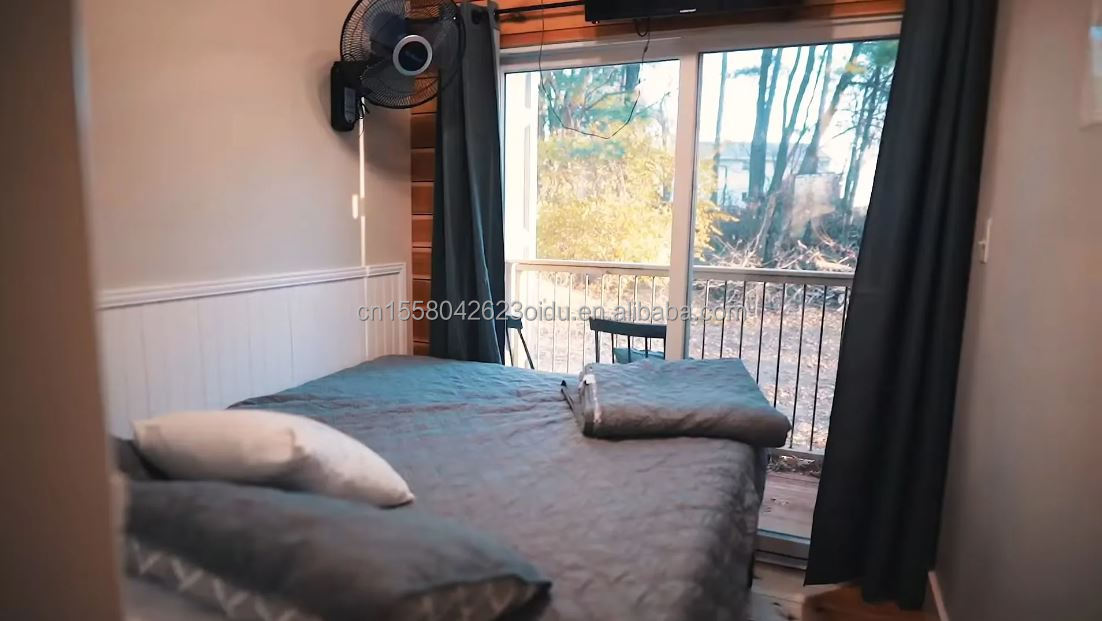 40ft Shipping Container Transformation for a Convenient Family Home Bedroom Living Room Kitchen and Bathroom Included