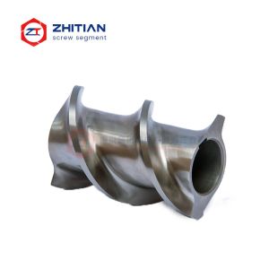 China High Precision Twin Screw Extruder Screw Elements for Plastic Compounding and Masterbatch Production on sale