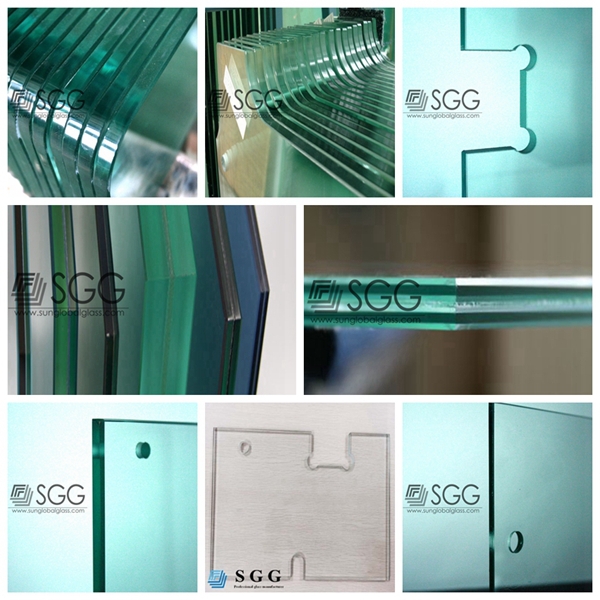 Top quality 6.38mm clear laminated glass price