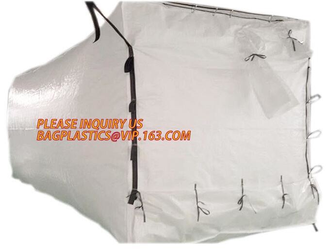 Open Top Drawstring 10 Mil Dumpster Container Liners,Drawstring Open Top 6 Mil Dumpster Container Liners, BAGEASE PAC