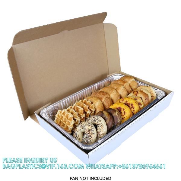 Full Pan White Corrugated Catering Box, Food Case, Food Box, Corrugated