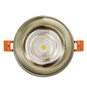 Chrome Cree COB LED Ceiling Downlights Dimmable 80 LM / Watt With CE Certificati