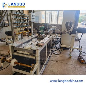  Plastic PVC Tab Strip/Price Label Strip Extruder Machine Manufactures