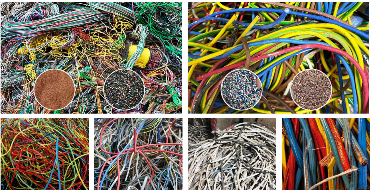 250kg/H-400kg/H Copper Wire Shredding Machine Copper Wire Recycling Equipment