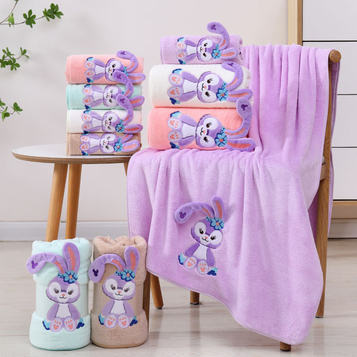 Thickened Polyester Delu Towels Soft Quick-Drying and Water Absorbent with Hand Gifts