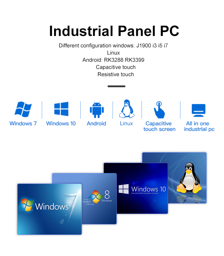10.1 Inch Touch Screen Panel PC with Inter J1900 Processor and Industrial Grade Design