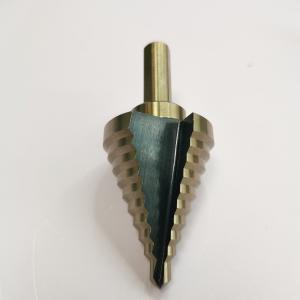 5pcs HSS Titanium Step Cone Taper Triangle Shank Drill Bit