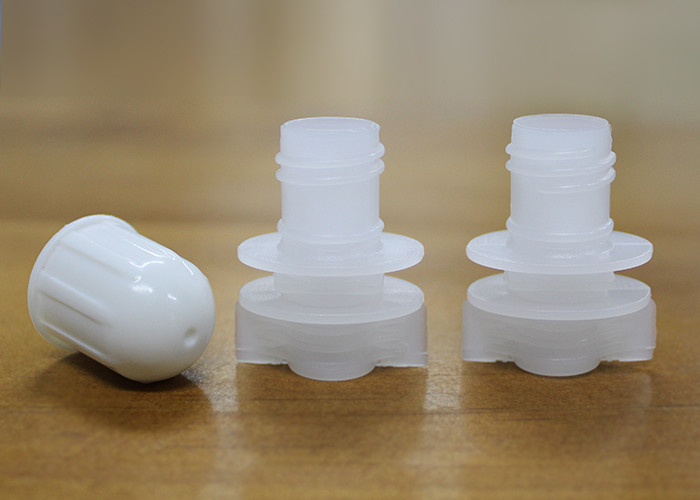 Eco Friendly Plastic Spout Bottle Cap Outer Fluidway 14mm Easy To Refill