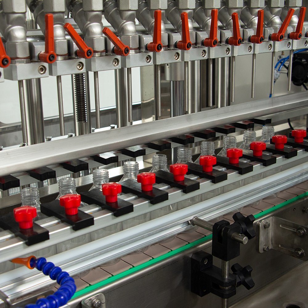 Npack Full Auto Chemical Product Shower Gel Bottle Filling Packaging Machine
