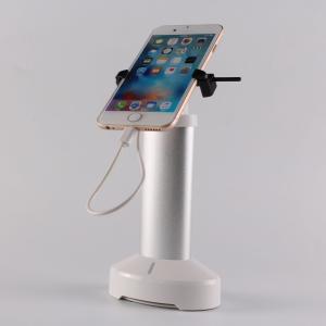 anti-thet system security mobile phone display grip holder with cable concealed