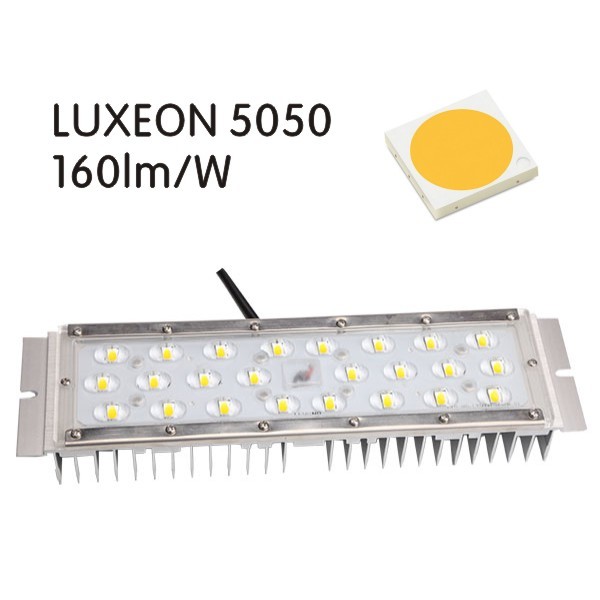 180Lm/W LED Flood Light LED Module 50W Luxeon Chips Meanwell Driver IP66