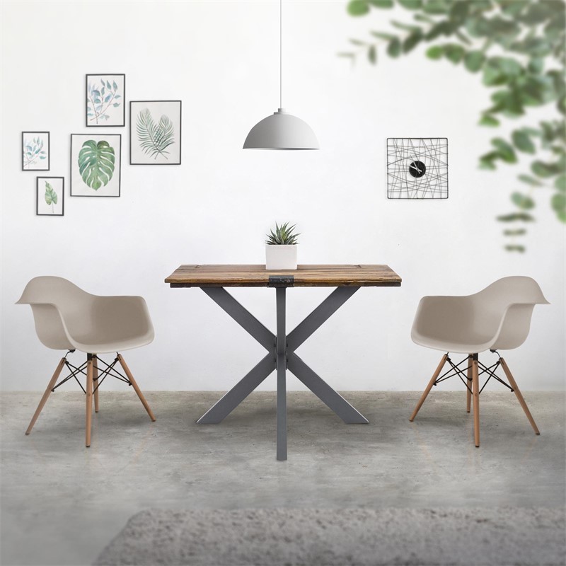 Powder Coated Dining Table Legs Metal Table Base Hardware Included