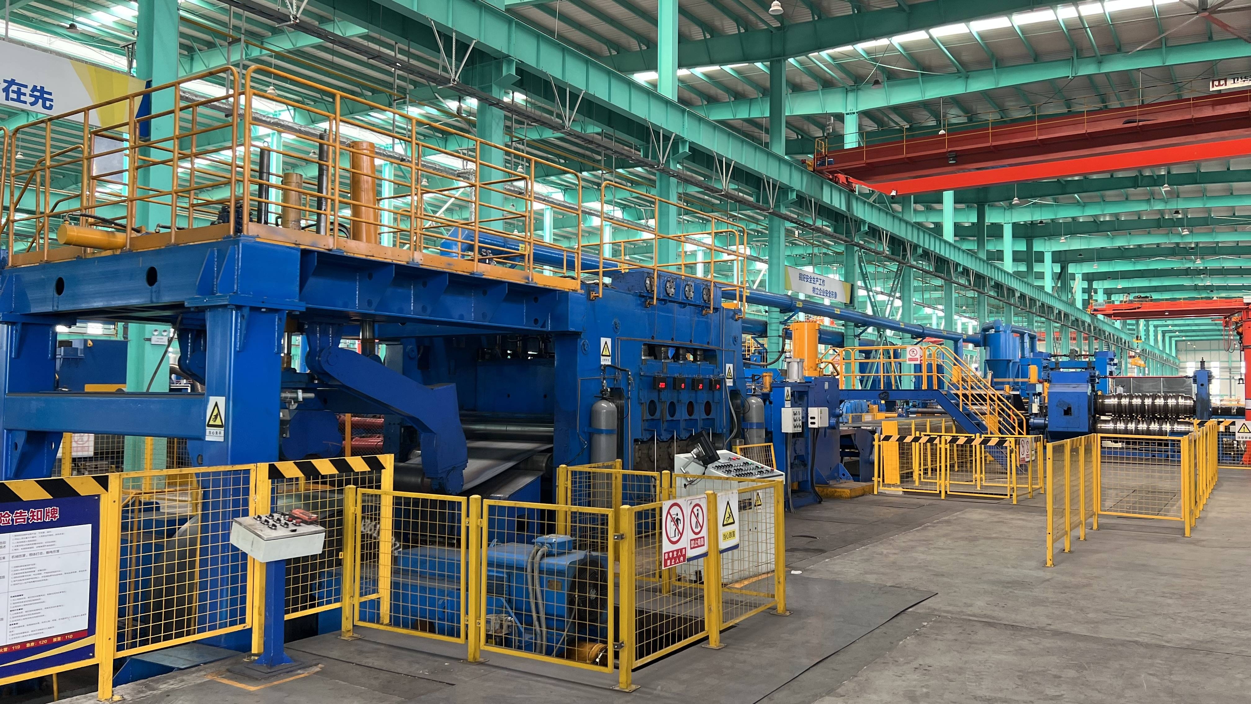Steel Mill Thick Coil Uncoiler with Automatic Cutting and Length Control Technology