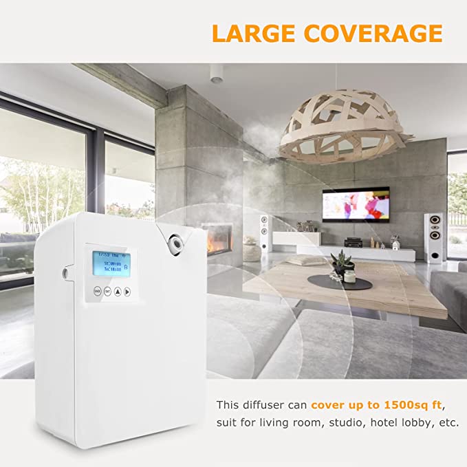 HOMEFISH Hotel HVAC Scent Machine Diffuser 300ml Customize Logo