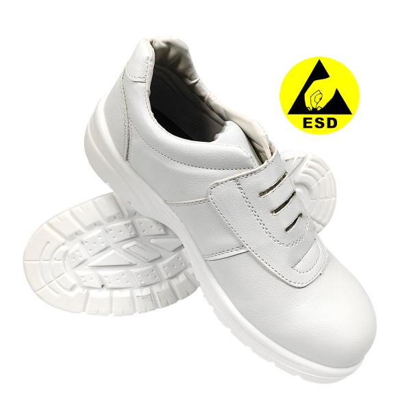 White Steel Ladle Head Anti Smashing Labor Protection Shoes Safety Protection