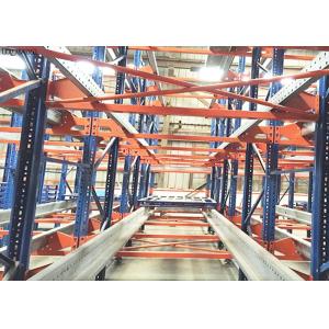  Easy Operated Radio Shuttle System , Warehouse Metal Racks High Intensive Manufactures