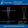 Buy cheap PS 3.3 OZ disposable plastic customized wine glasses and cup mold /dessert wine from wholesalers