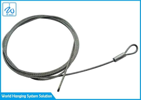 1.5mm Rope Assembly Aircraft Cable Assemblies With Soft Eye Resistance To