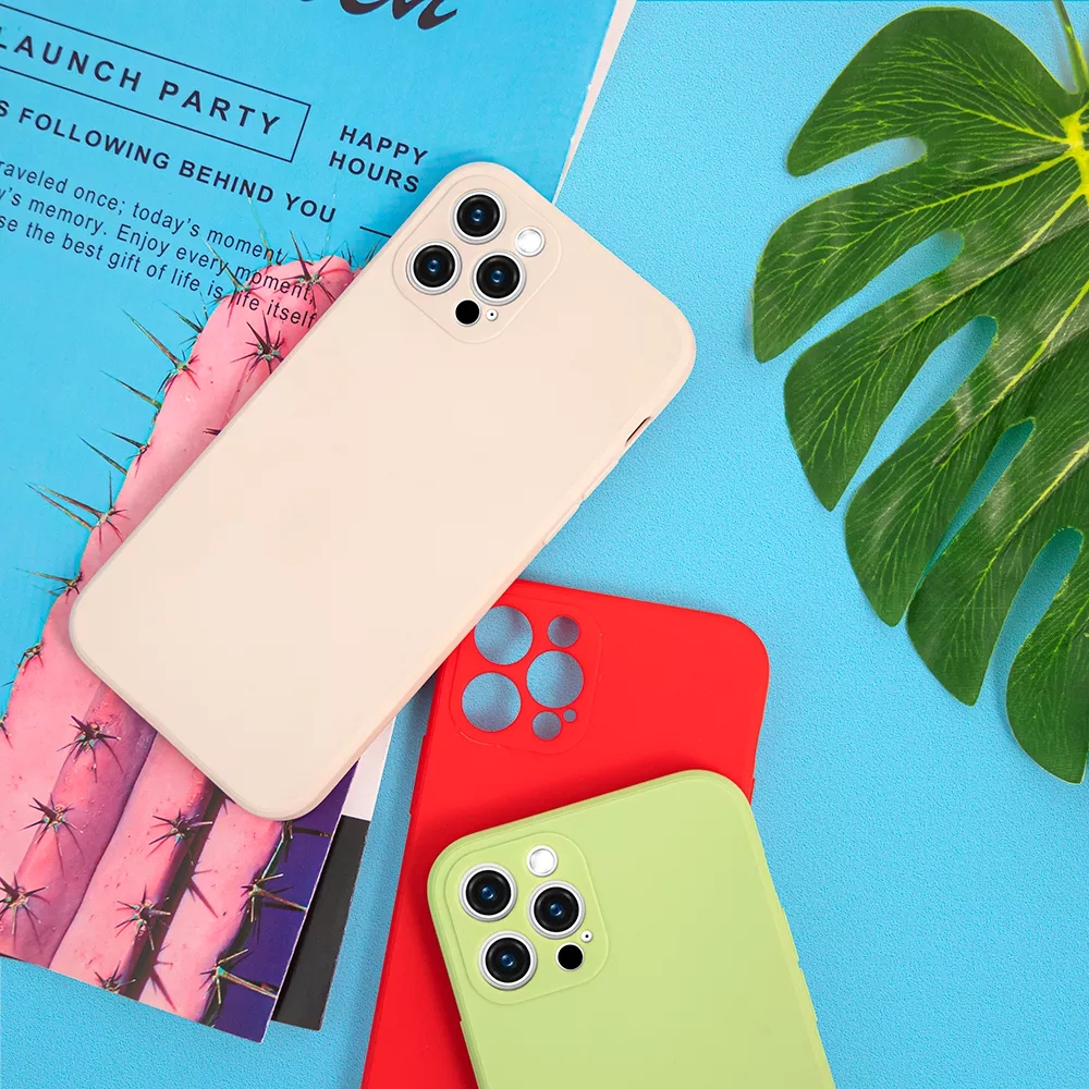 Fancy Flexible Shockproof Soft Tpu Liquid Silicone Back Cover For Iphone 13 14 Pro Max