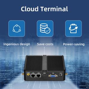 Fanless Industrial Mini PC With Intel Celeron Processors Dual LAN Dual COM