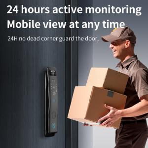 Automatic 3D Face Recognition Camera Tuya Smart Locks With Video Calling S958max