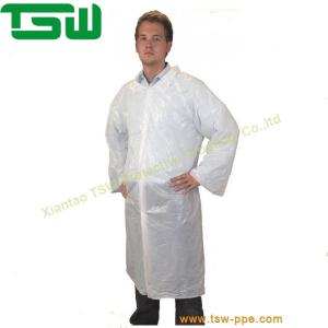 China Anti Static 5XL Disposable Lab Coats With Elastic Cuffs on sale
