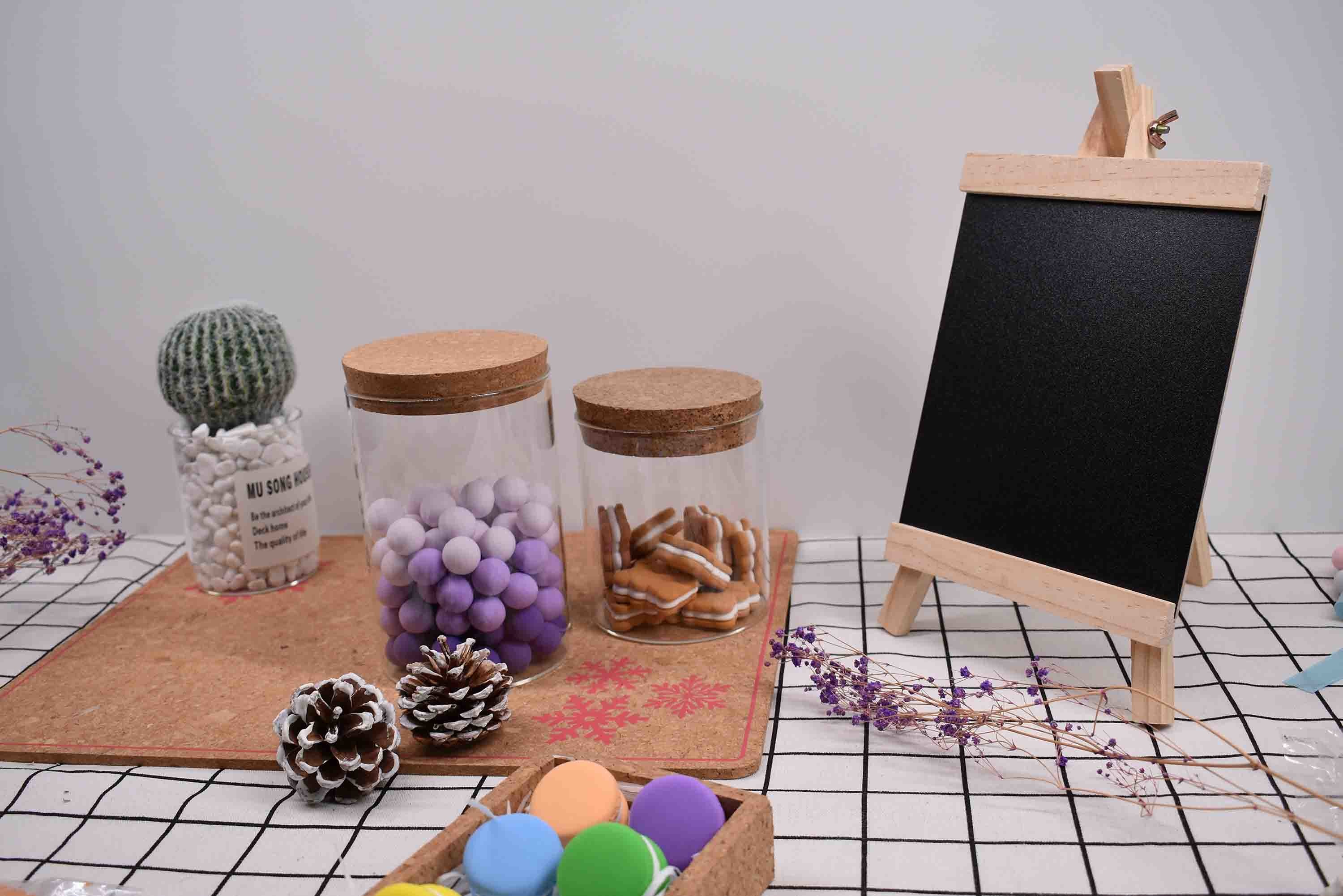 Tapered Shape Natural Cork Lids For Kitchen Sealing Glass Storage Jars