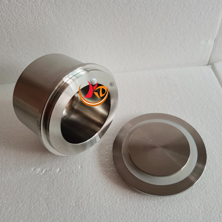 125ml Hardened Stainless Steel Mill Jars Customizable for retsch pm200 pm100 pm400