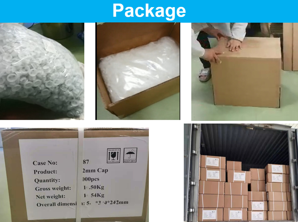 Pharmaceutical Lvp Infusion Bottle Non PVC Soft Bag 30mm 32mm Euro Pull Ring Cap