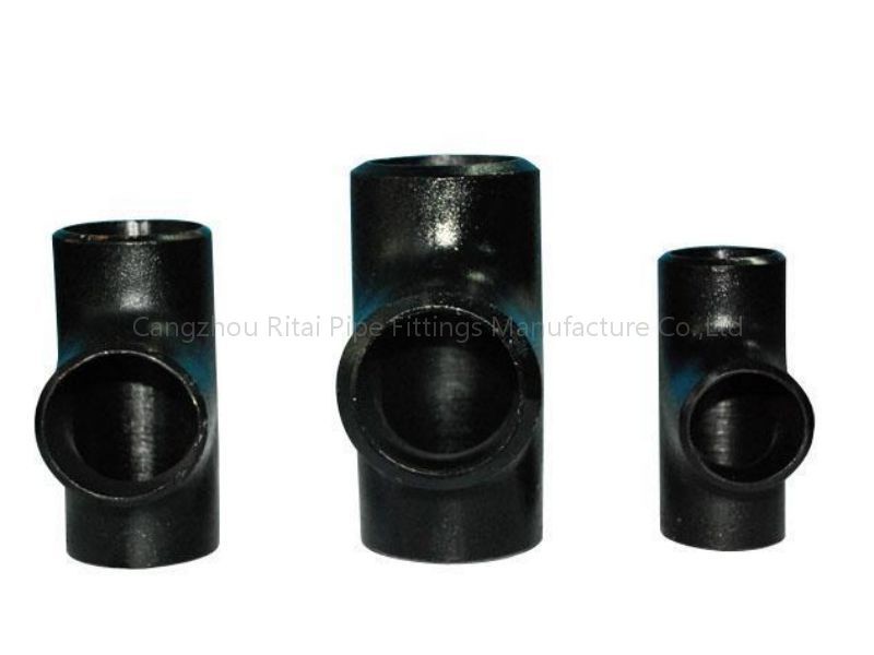 ANSI Equal Black Pipe Tee Fittings SCH 80 XXS Sch40 Welded