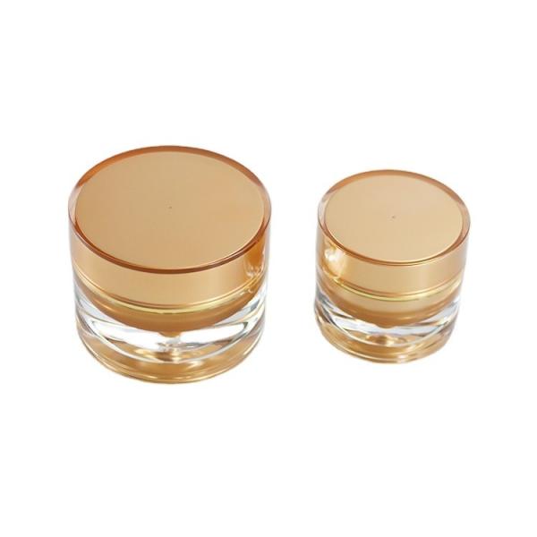 Customized Bottle Color Acrylic Cosmetic Container Cream Jar for Unique Shape