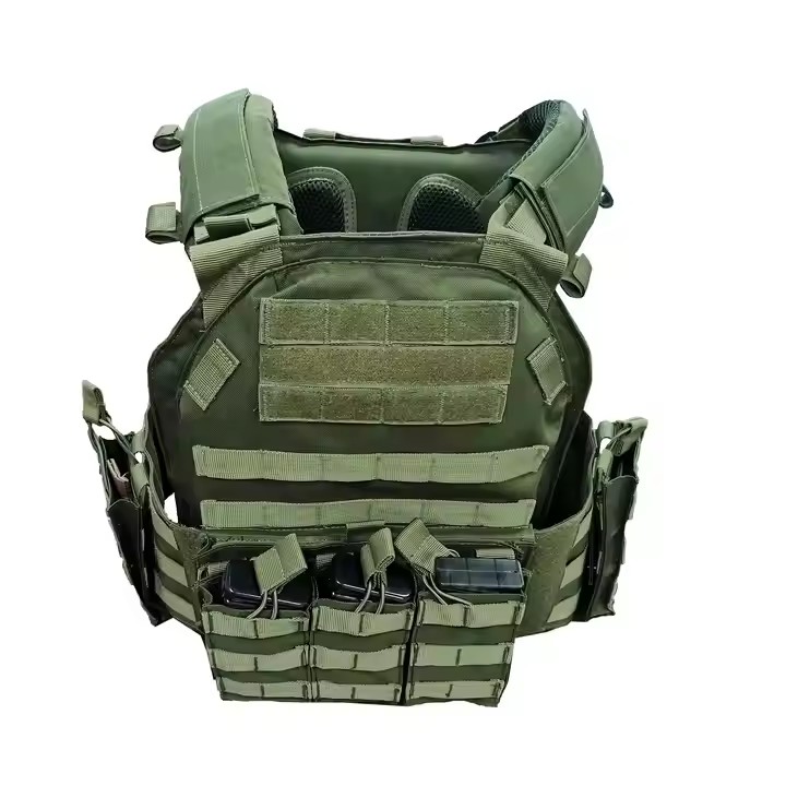 Oxford Fabric Plate Carrier Waterproof Vest Camouflage Tactical Gear For Tactrical Training