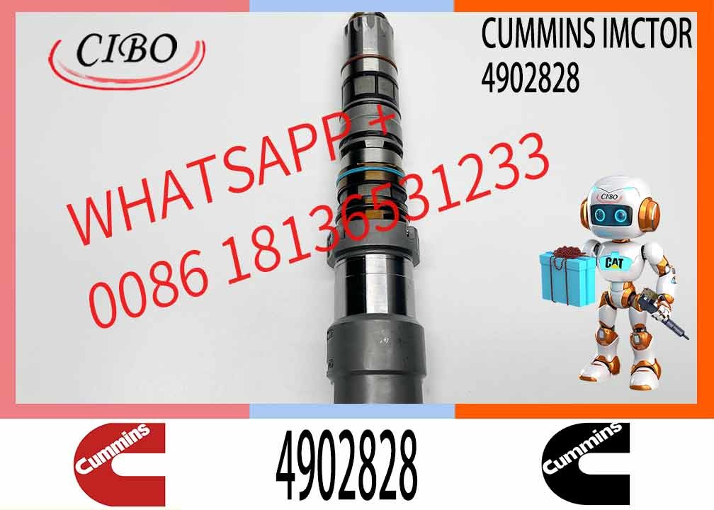 Common Rail Diesel Fuel Injector 4902828 4077077 4062091 For Cummins Engine QSK23