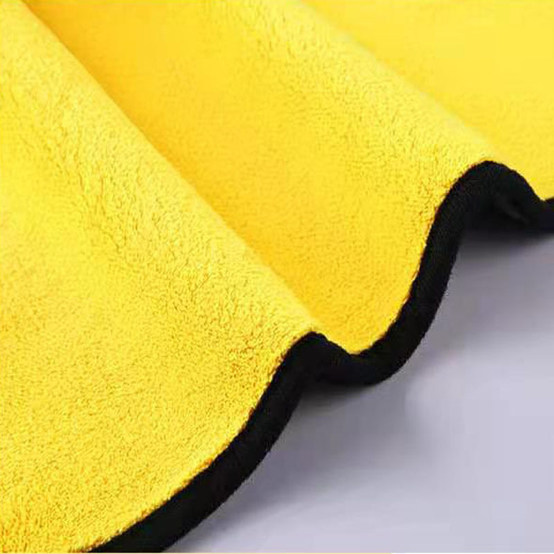 Custom Thicken Plush Car Cleaning Cloth 40x40 Colorful Car Towels with Edge Microfiber