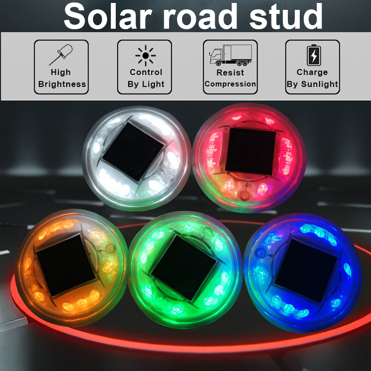 100x100x25mm Aluminum Cat Eyes Road Stud Road Pavement Marker for Parking Lots