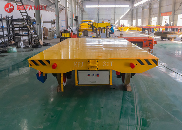 60T Factory Use Elctrical Flatbed Transfer Carts