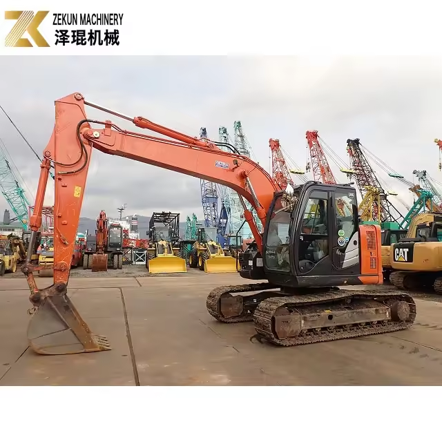ISUZU Engine Used 13 Ton Hitachi 135 Excavator ZX135 for Construction Excavator Machinery