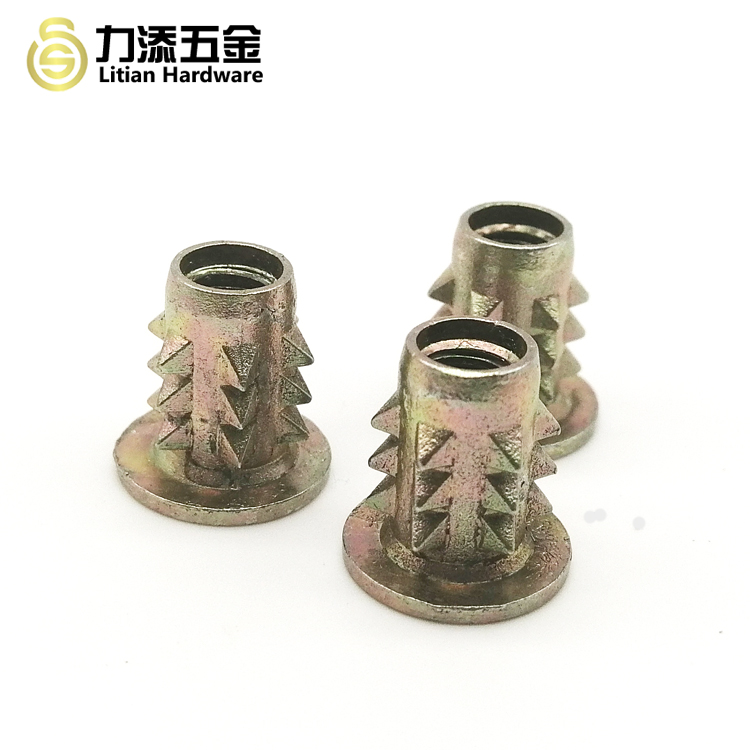 Self Tapping Screw Nuts , M12 Nut Inside Wood SGS Approved