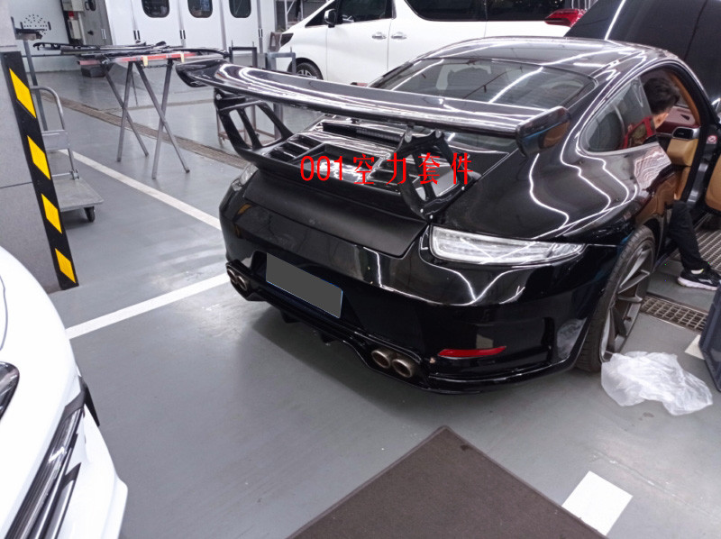 New Product for Porsche 911 997.1 997.2 Spoiler 911 997.1 997.2 Carbon Fiber Spoiler Tail Fins GT3RS Style Spoiler