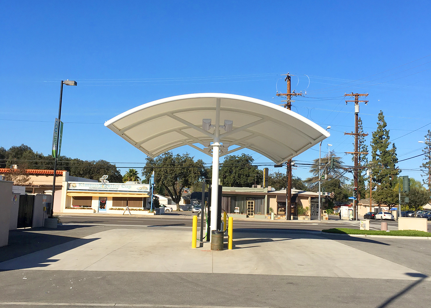 PTFE Architectural Fabric Tent Shade Shed Tensile Membrane Structure For Landscape