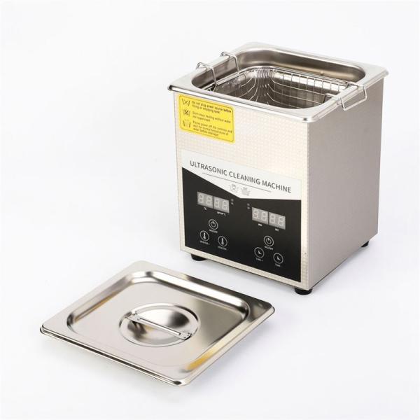Quality Stainless Steel Tank Digital Ultrasonic Cleaner with 40KHz Frequency and 2L Capacity for Industrial and Home Use for sale