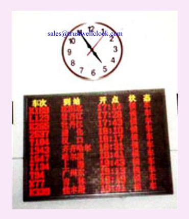 bus station clock,bus station clocks movement,mechanism bus station clocks,BUS