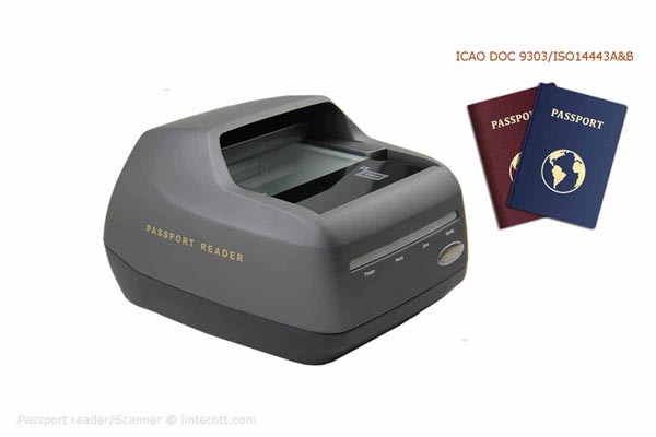 High Speed Full Page OCR ID Scanner with RFID Reading and Software Development Kit