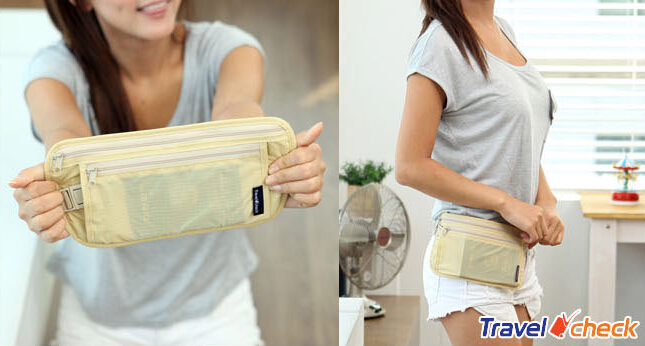 Fanny Pack Travel Check Brand Nylon Waist Bag Belt Bag