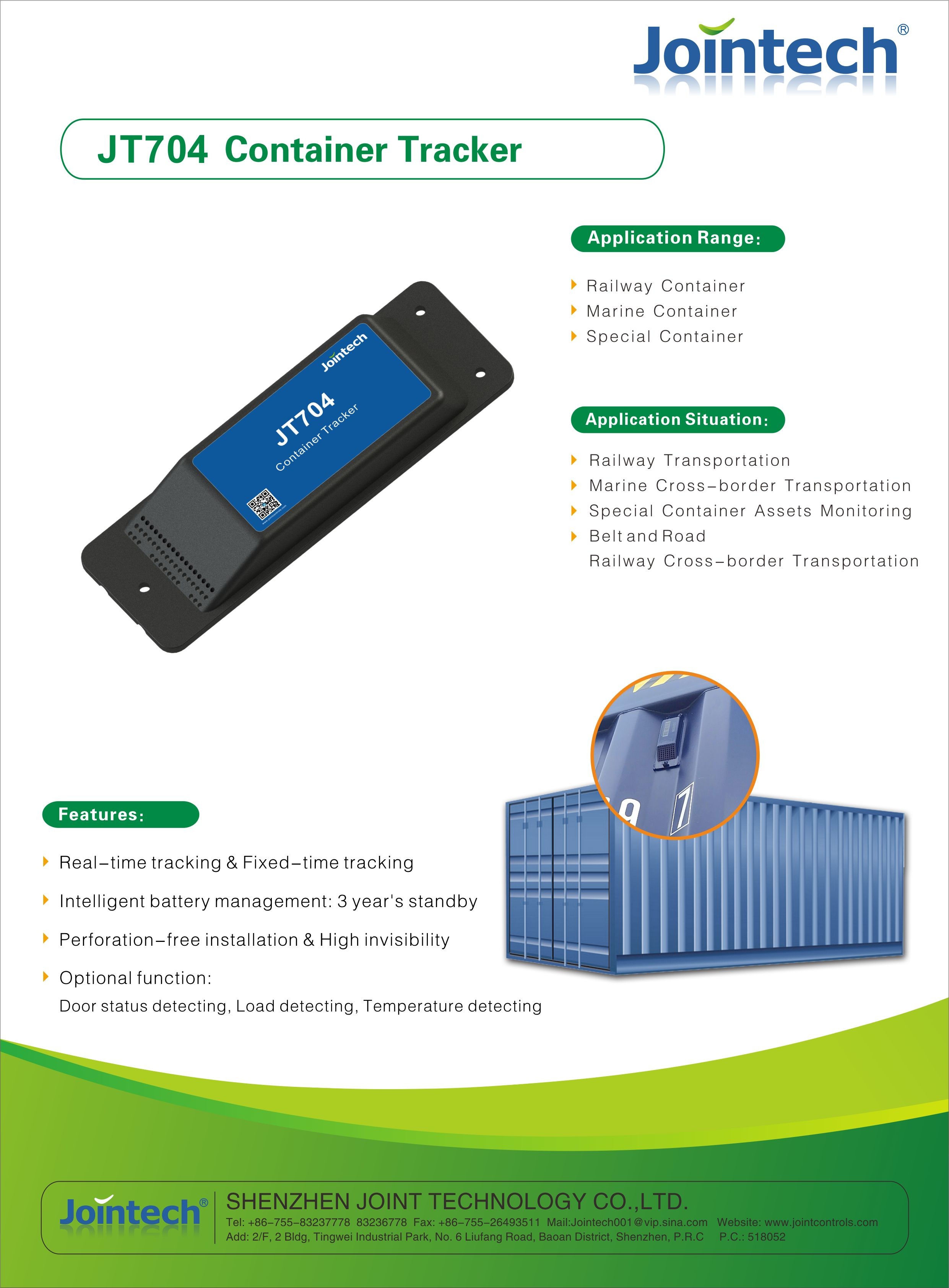 Small Wireless IP67 Shipping Container GPS Tracker Waterproof With 3.6V Longlife Battery