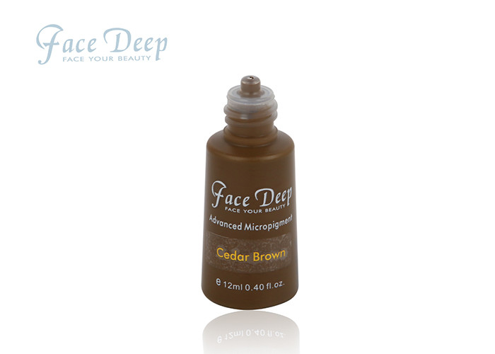 Cedar Brown Face Deep Micropigments Semi Cream for Microblading and Shading 12 Ml / Bottle
