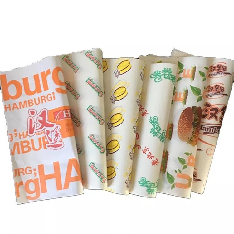 Anti Oil Wax Sandwich Paper Sheets , Mixed Pulp Wax Wrap For Baking