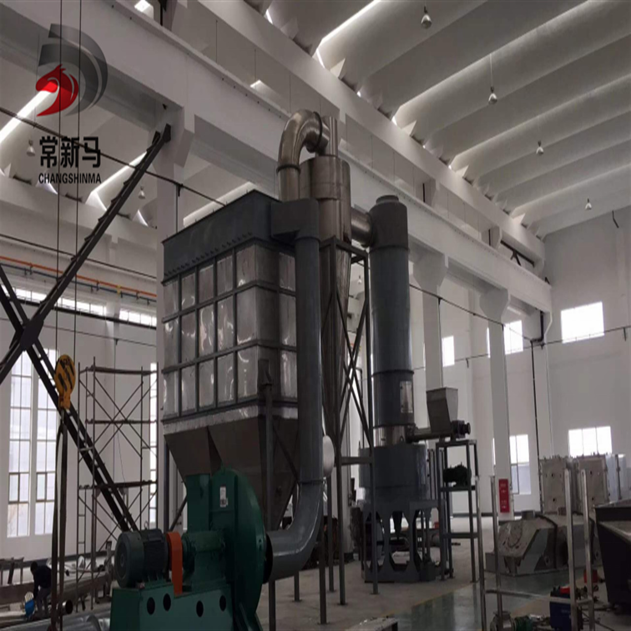 Chemical Processing Spin Auto Flash Dryer 50KG/H Industrial Starch Drying Machine