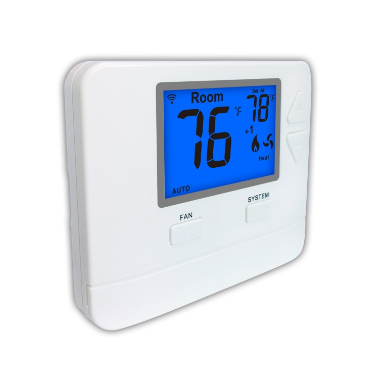 24V WIFI Non Programmable Digital Heat Pump Thermostat STN721W
